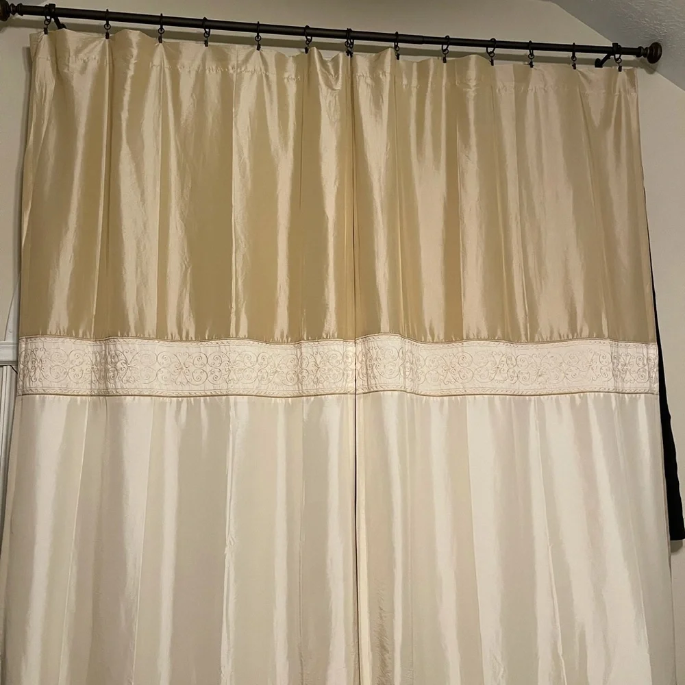 108” Curtains | Blue & Brown | JCP Home Collection